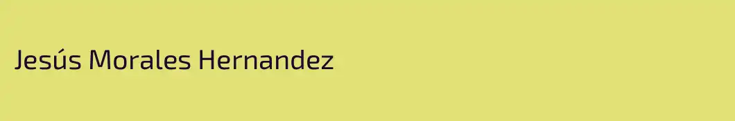 Jesús Morales Hernandez